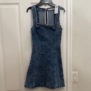 Abercrombie and Fitch Denim Sleeveless Dress